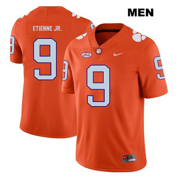 Men's Clemson Tigers #9 Travis Etienne Stitched Orange Legend Authentic Nike NCAA College Football Jersey XZY5846FF